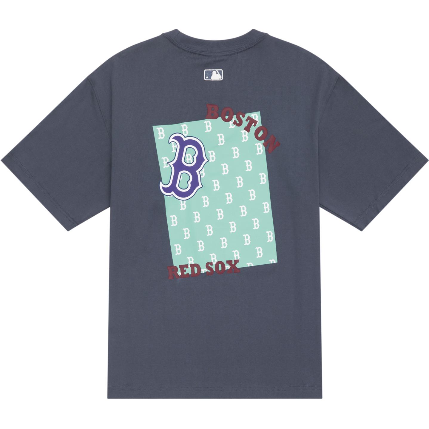 MLB MONOGRAM SS24 T Shirt Unisex Dark Gray 3ATSM0443-43GRD XS