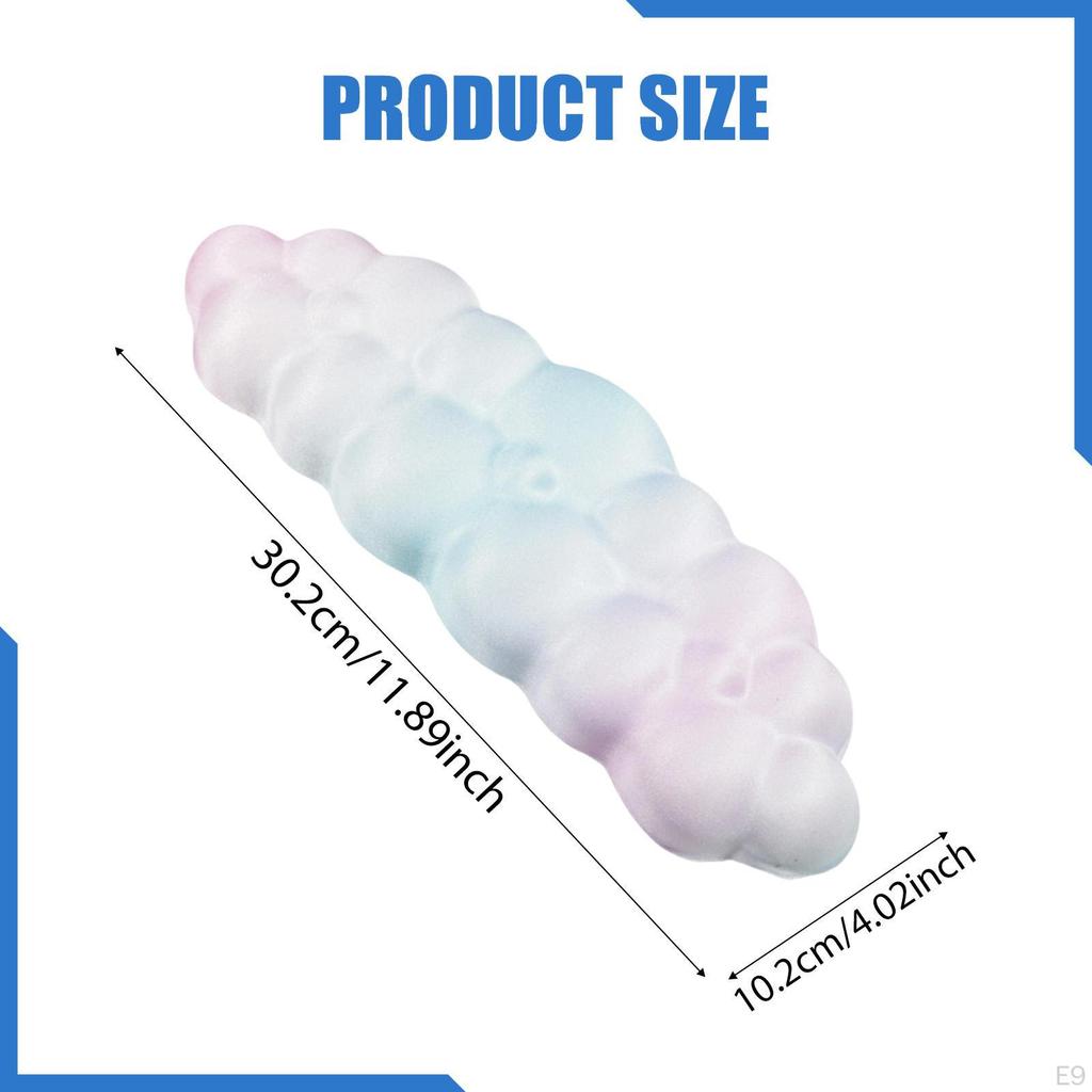 Reposamuñecas para Teclado Brazo de Ordenador Antideslizante Almohadilla para Codo de Escritorio de Portátil para Juegos Familia Amigos