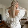 Stylish Artificial Pearls Hair Chain Hair Jewelry Perfect For Formal Event And Everyday Wear Comfortable Headpiece