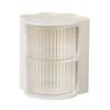 Makeup Brush Holder With Lid Clear Rotating Cosmetic Tool Organizer For Vanity