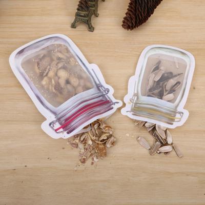 Lebensmittel Jar Transparent Food Grade Lagerung Mehrzweck Nüsse Snacks Cookies Tasche für Hause
