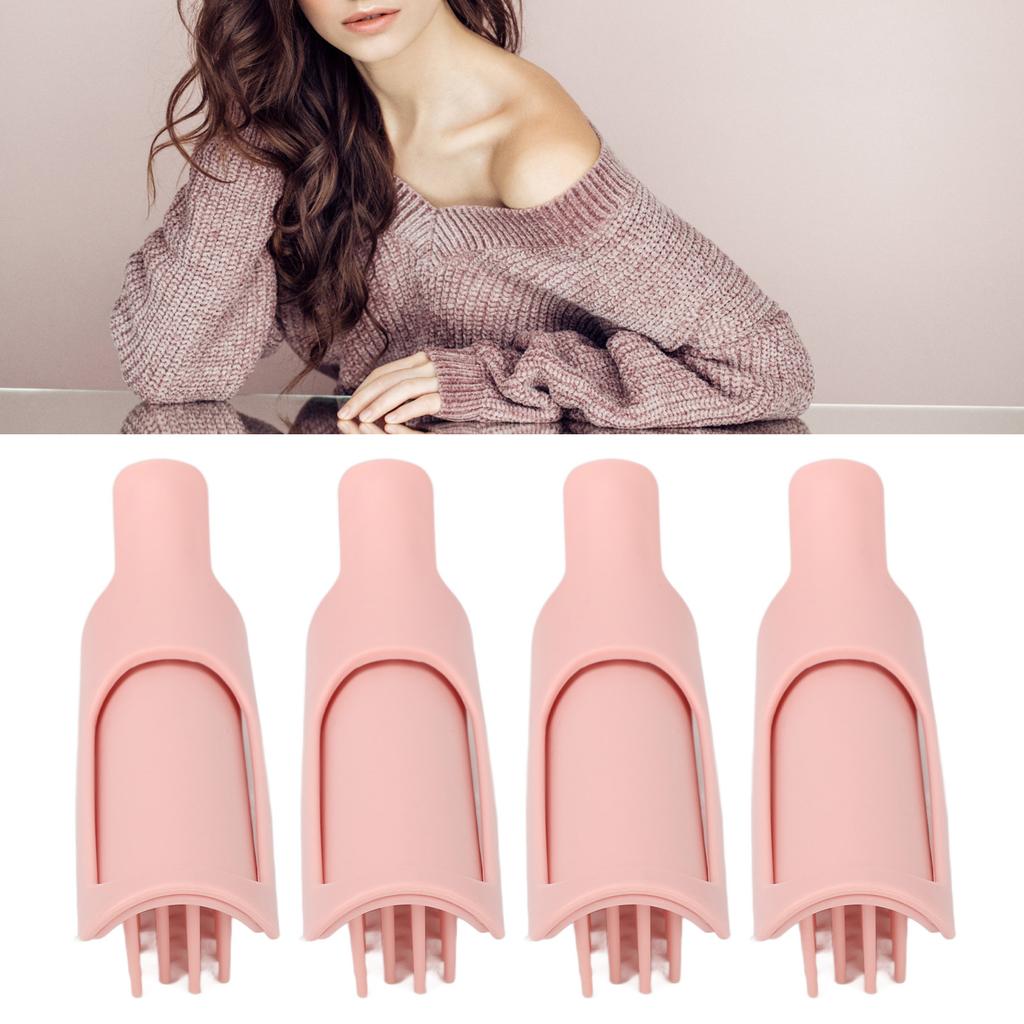 4pcs Hair Volume Clips Pink Volumizing Hair Root Clips for Women Girls Thin Curly Hair Styling