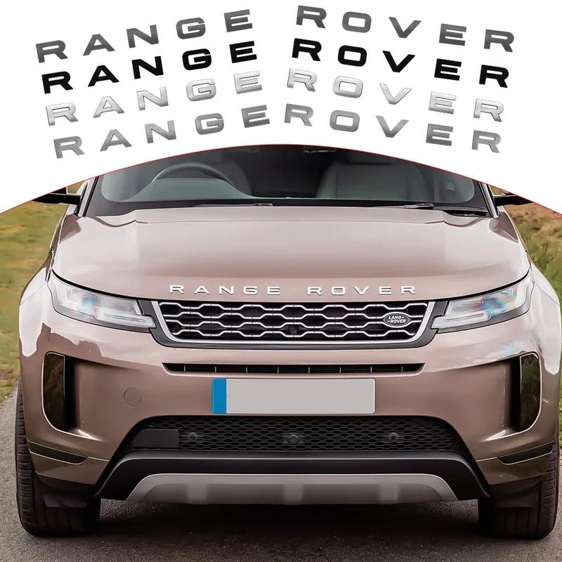 Logo 3D in ABS Lettere Emblema Range Rover Distintivo Cofano Auto Adesivo Cofano Per Range Rover Sport L320 L322 Evoque Velar Accessori