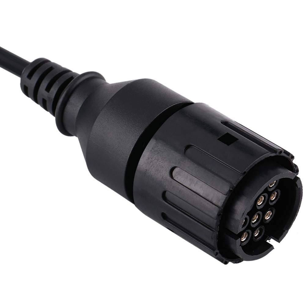 Akozon ICOM-D Motorcycle Motorcycle 10 Pin To 16 Pin OBD2 Adapter Connector Diagnostic Cable