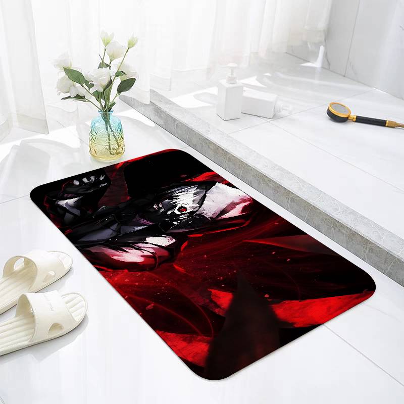 T-Tokyo G-Ghoul K-Kaneki Ken Floor Mat For Living Room Cushions Modern Soft Fluffy Home Rug For Children's Bedroom Play Carpet