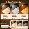 20 Led USB Rechargeable Book Light Portable Mini Reading Light 3 Color Temperature Clip On Light Book Lamp Bedroom Read Light