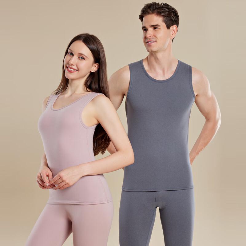 YUZHAOLIN Sleeveless Soft Warm Thermal Vest Set
