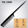VEGA PROFESSIONAL Tail Comb (Carbon Anti-Static Black Line Hair Comb), (VPVCC-03)