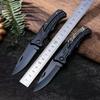 Stainless Steel Folding Fillet Knife, Portable Fishing Knife with PP Handle for Camping, Meat Cutting & Boat Fishing