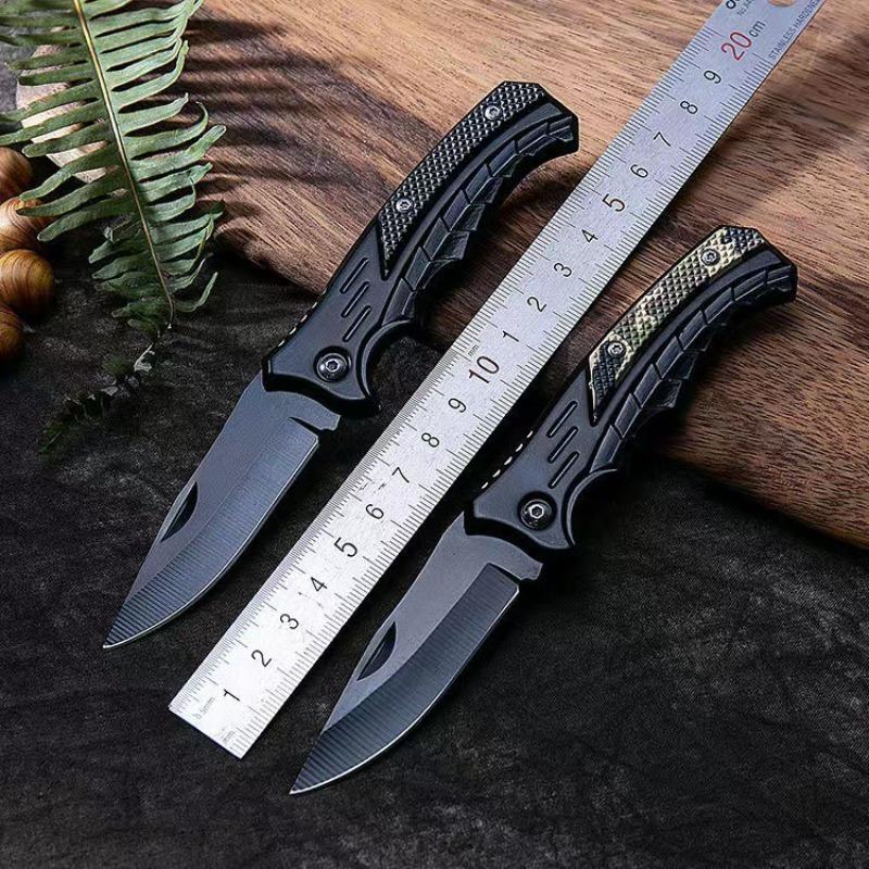 Stainless Steel Folding Fillet Knife, Portable Fishing Knife with PP Handle for Camping, Meat Cutting & Boat Fishing