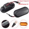 Für Nissan Tiida Note Micra Navara Qashqai Cube Camiones Dualis Frontier LED Dynamische Auto Blinker Seitenmarkierungsleuchten Blinkerleuchten