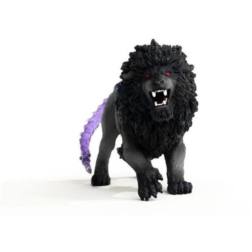 Figurine Lion des Ténebres - Figurine Hautement Détaillée et Réaliste a la Queue Transparente - Jouet pour Garçons et Filles -
