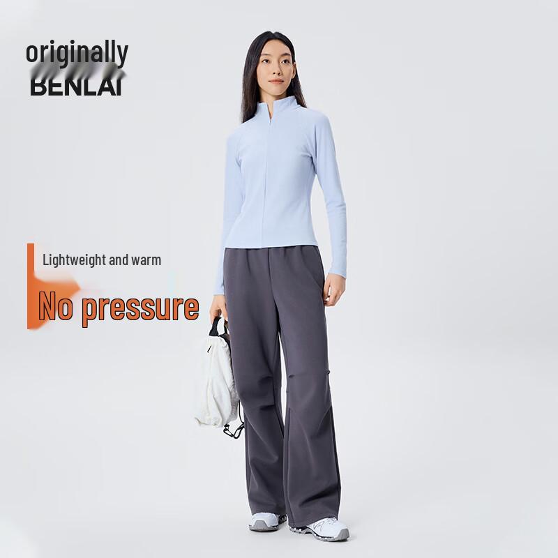 BENLAI Women's Thermal Anti-Static Slim-Fit Turtleneck T-Shirt