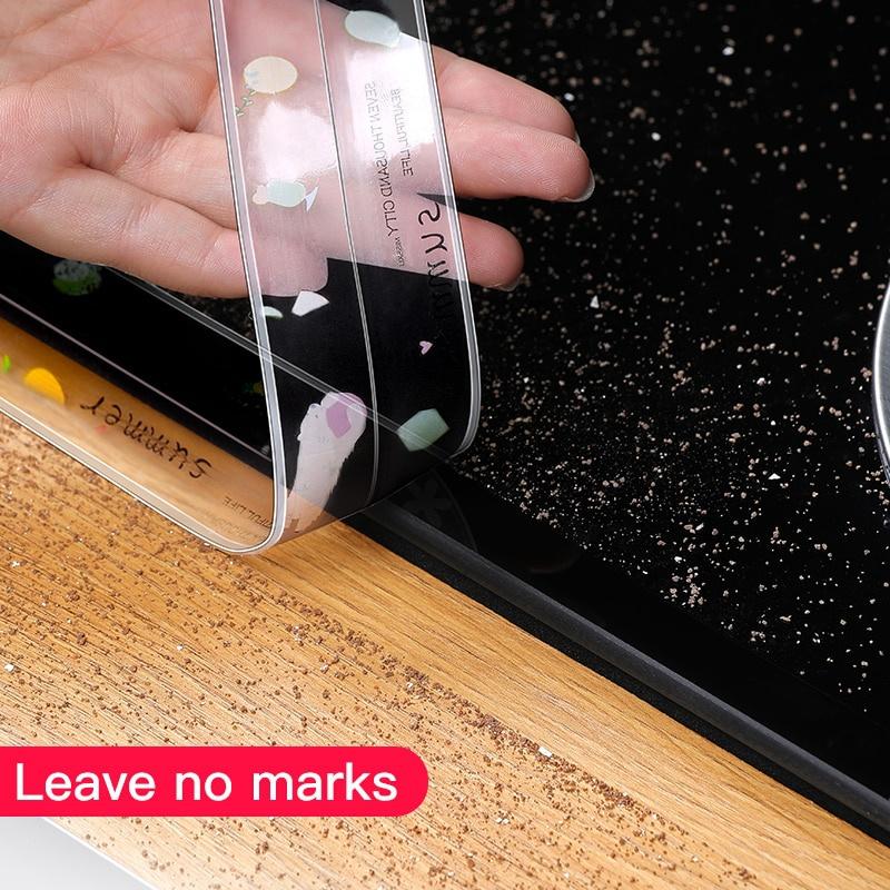 Per accessori da cucina per bagno Doccia Striscia di nastro sigillante per vasca da bagno Striscia di mastice Adesivo da parete impermeabile autoadesivo Nastro per bordo lavandino