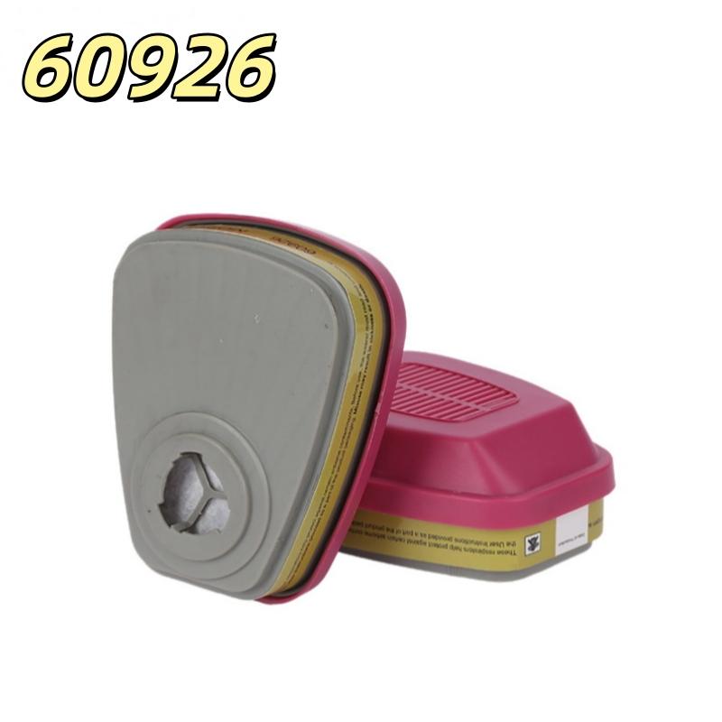 1Pcs 60921 60923 60926 Multi Gas Vapor Filter Cartridge P100 Protection Gas Mask Replacement Filter Box Respirator Accessories