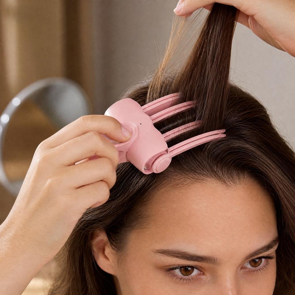 Pince chauffante volumisante pour racines de cheveux pour le lifting, outil de coiffage pour un aspect plus dense et à la maison