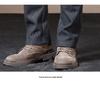 Men's High-End Slim Fit Woolen Trousers - Autumn/Winter Collection, Elastic Straight Leg, Light Luxury Casual Style.