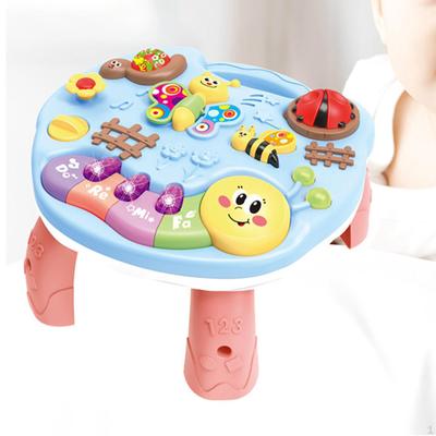 Montessori Toy Baby Activity Table,Early Learning, Educational, Music Center Table