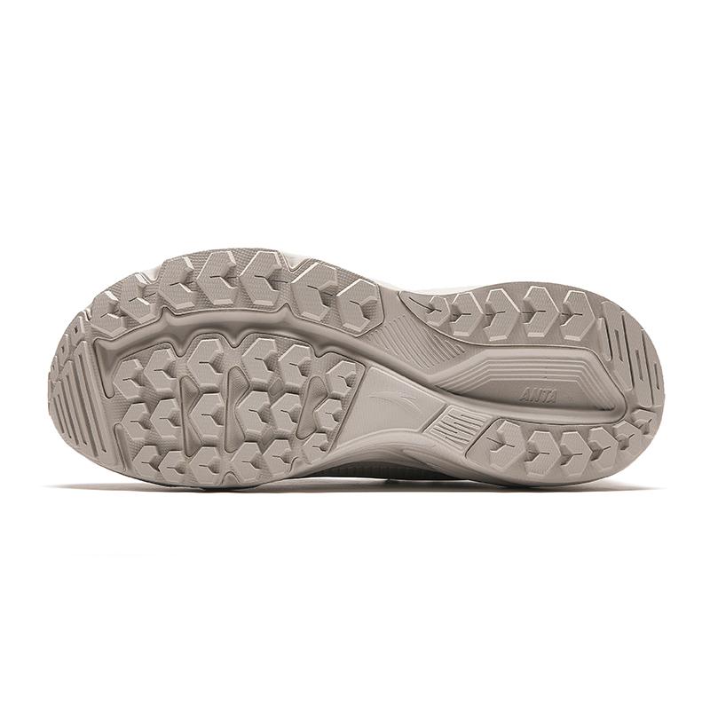 Anta Men's Explorer Outdoor Hiking Platform Casual Shoes Light Grey Off White 912418849-2