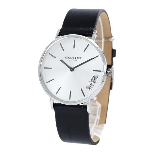 

Coach Women s Perry Watch 14503115 in Silver and Black