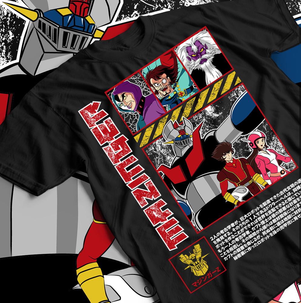 MAZINGER Z Anime T-Shirt - Cool Japanese Manga Tee, Otaku Gift, Kawaii Graphic