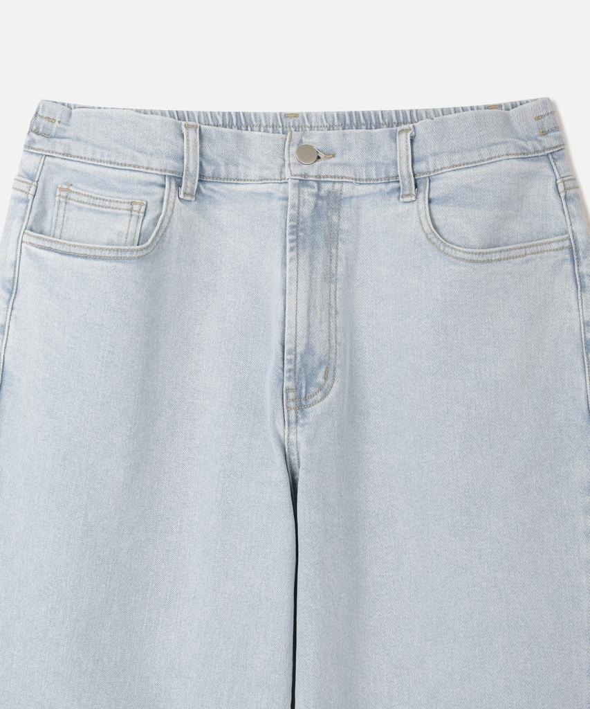 247Silijeu Loose Tapered Denim Light Blue (B Type)