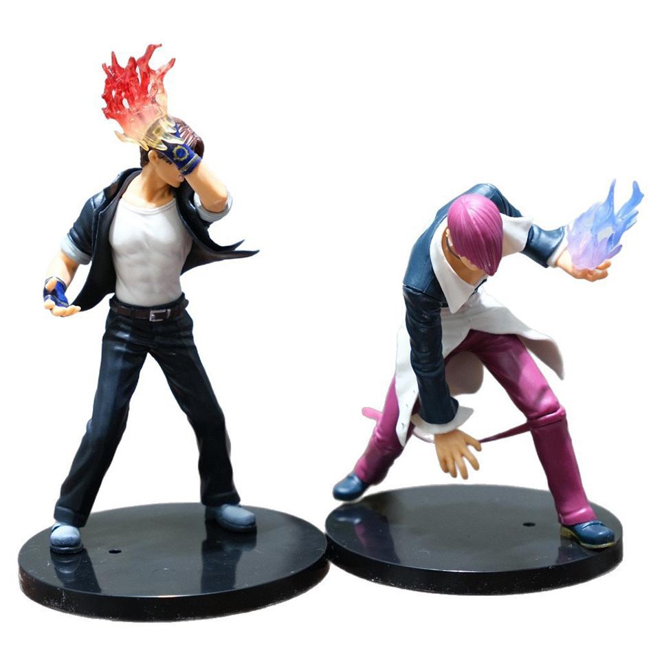The Fighters Series Anime Figure Lori Yagami Kyo Kusanagi Asamiya Athena Game Peripheral Action Model Toys SNK king of 98 Poseable Articulated Scale