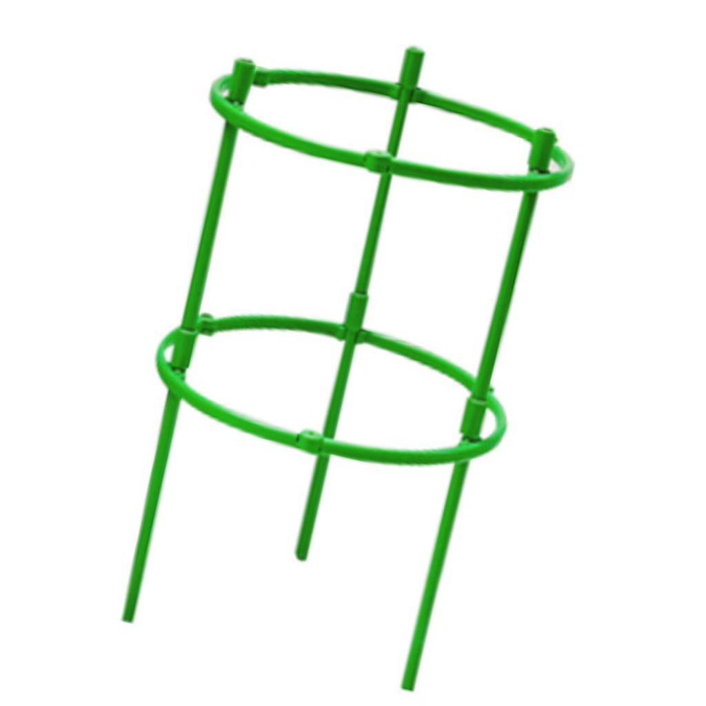 2 Layer Plant Trellis Stake Tower for Raised Garden Bed Adjustable Plant Cages Supports for Indoor and Outdoor Use