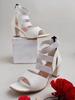 Sandali da Donna Shoetopia con Tacco Blocco e Cinturino Elastico alla Caviglia | Comodi Sandali con Tacco Medio per Feste e Uso Casual