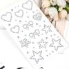 Rhinestone Stickers for DIY Acrylic Star Heart Butterfly Gems Sparkling Decals for Scrapbooking Packaging Face Nail Art Craft Decor