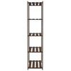 VidaXL 5-Tier Storage Rack Brown 80x38x170 Cm Pine Wood 373396