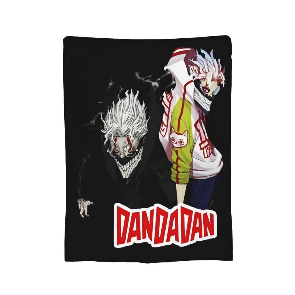 Dandadan Anime Blanket Cover Coral Fleece Plush Okarun Super Warm Throw Blanket for Bedding Couch Bedspread