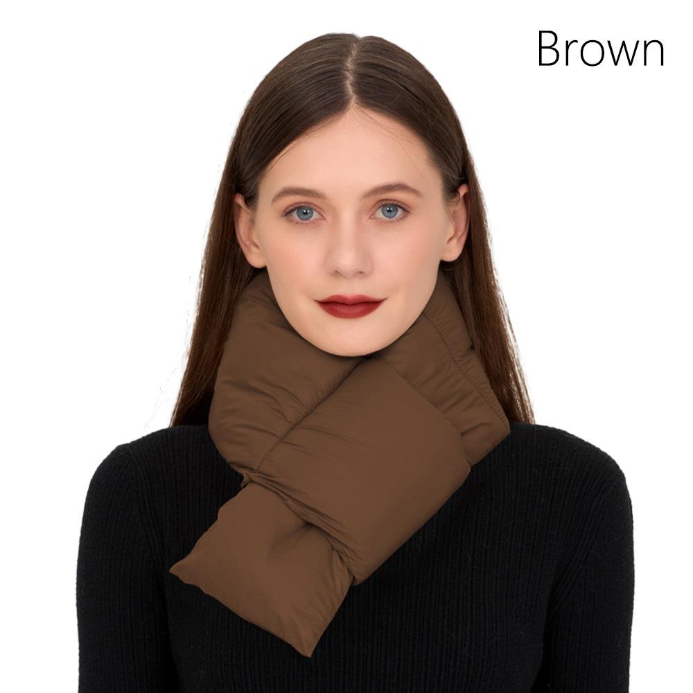 Down Cotton Cross Ring Scarves Windproof Skiing Scarve New Ring Scarf  Outdoor Sports