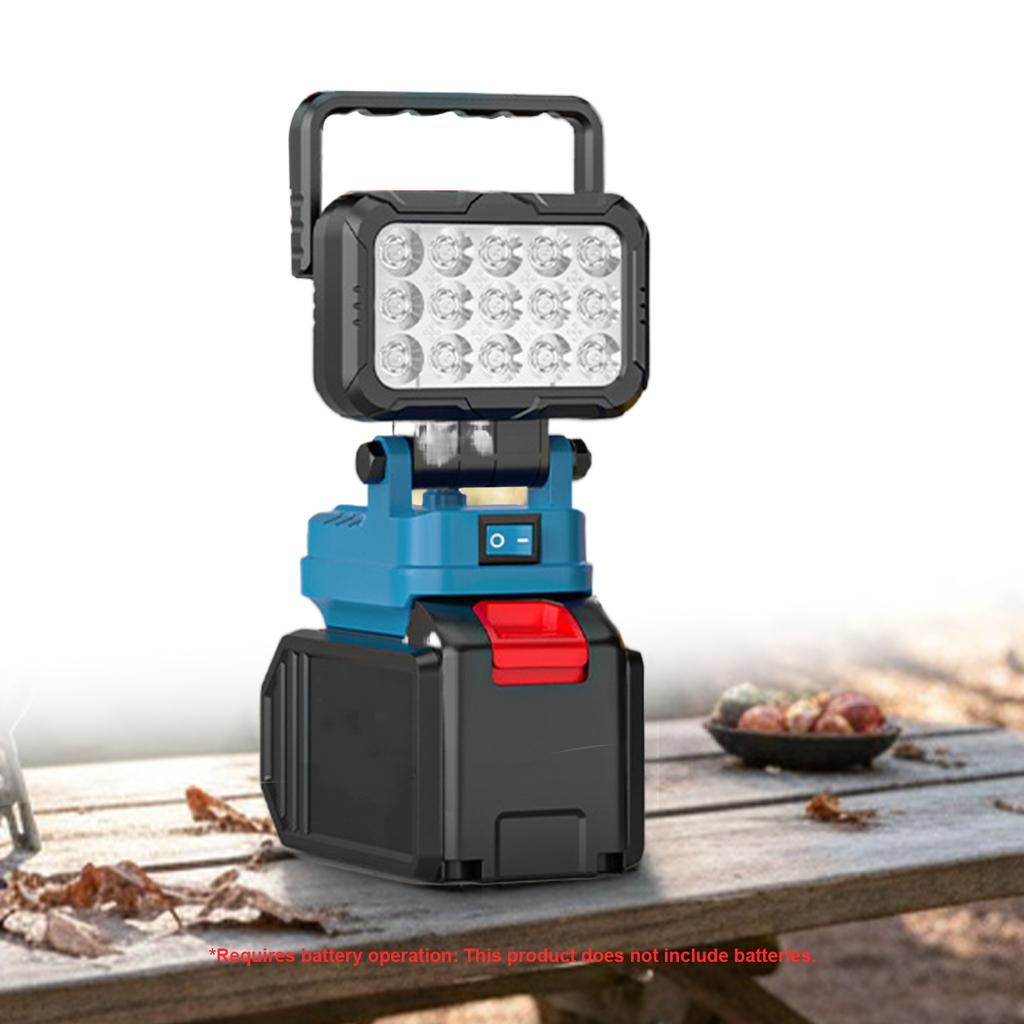 Flashlight with 2 USB Charging Port for Makita Battery Spotlight Portable Lantern Battery NOT Included