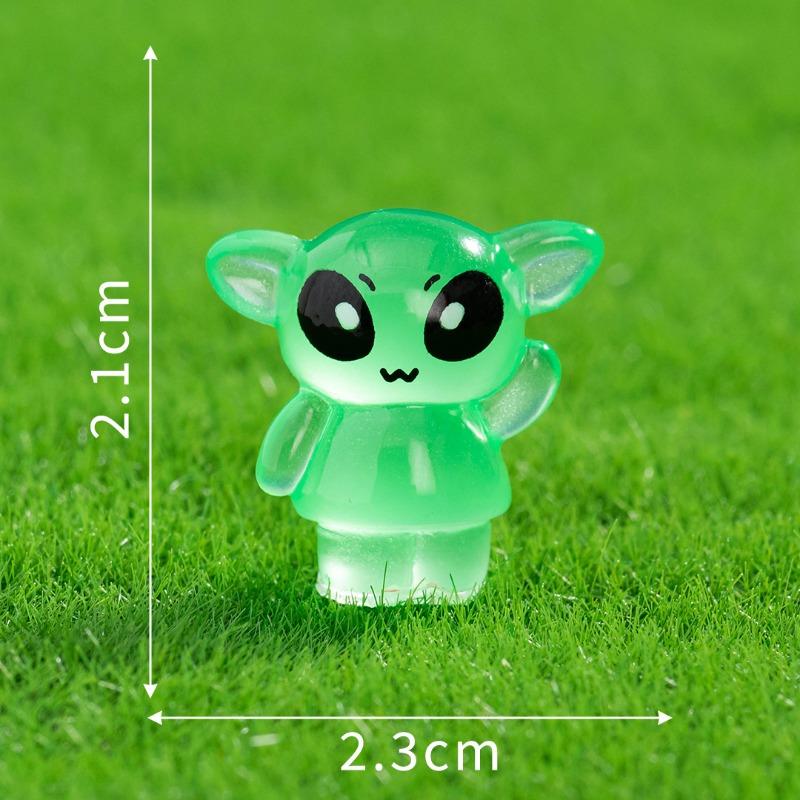 New micro landscape creative luminous alien elf DIY ornament accessories mini ornament