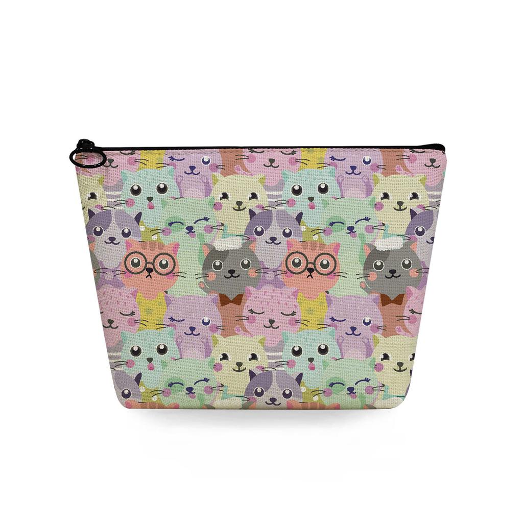 Women Animal Print Cosmetic Bag Toiletries Organize Travel Storage Case 6709