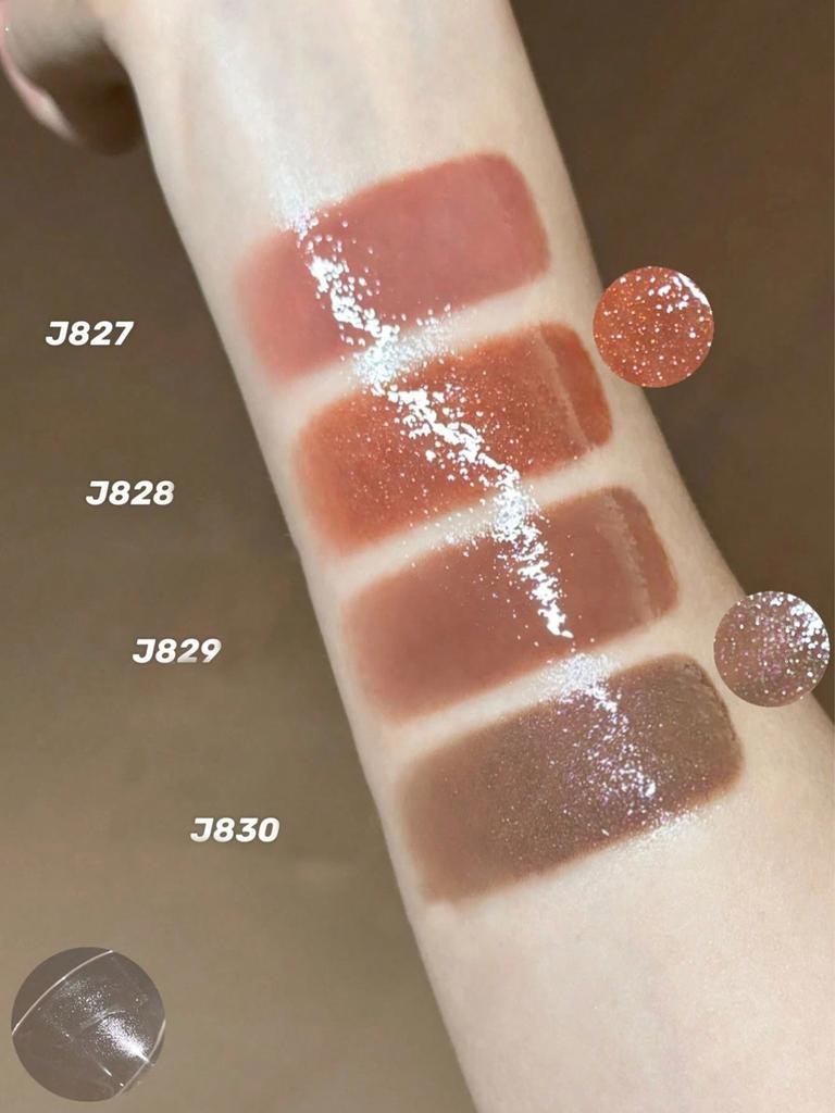 Girlcult Unreal Lip Gloss J827-J830, Mirror Shine Finish, Non-Sticky Texture, Plump Lips