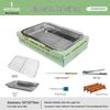 HEDAWOO Disposable Portable BBQ Grill Set