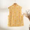 Elderly Women's Vest Brocade Vest 2025 New Outer Vest Vest Vest