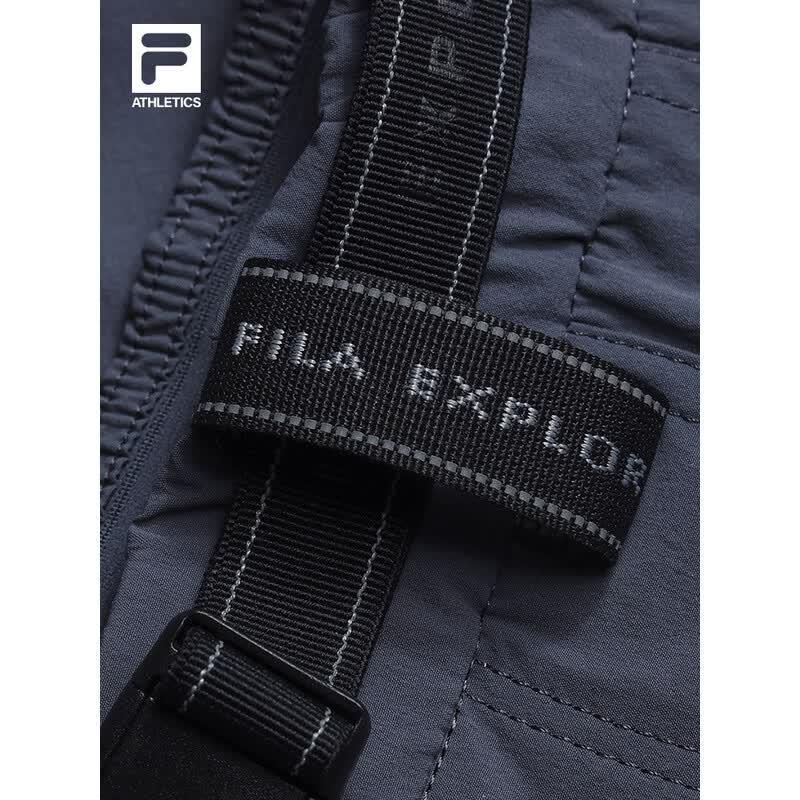 FILA Women's Loose Straight-Leg Woven Trousers