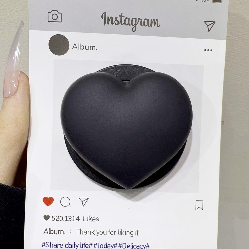 Cute 3D Heart-Shaped Magnetic Phone Holder, Suitable for MagSafe Wireless Charging Phones iPhone Magnetic Bracket Holder