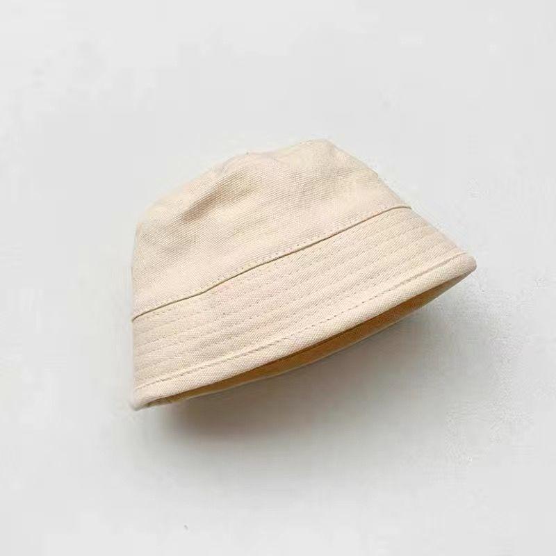 

Fashion Fisherman Kids Hat Cotton Warm Bucket Style For Toddler Outdoor Hat Warm бежевый
