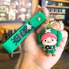 Anime One Piece Keychain Cute Luffy Sabo Resin Action Key Ring Car Backpack Decor Key Chain Gifts