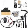 Carburetor Kit With Air Filter Ignition Coil For MS021 MS023 MS025 MS210 MS230 MS250 Chainsaw Replacement Parts