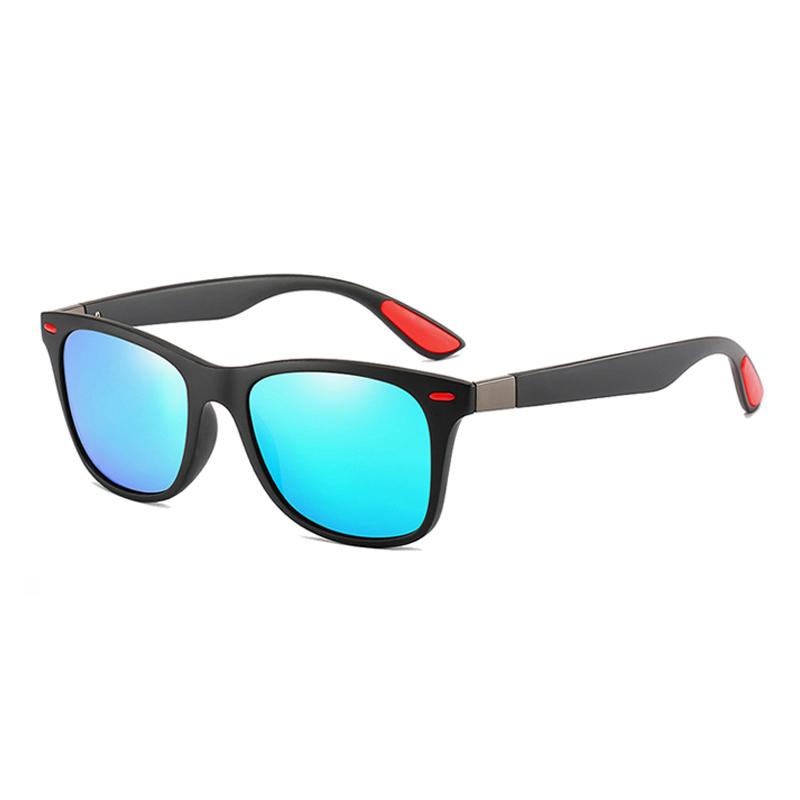 Sports Polarized Sunglasses Men Women Classic Square Plastic Driving Sun Glasses Male Fashion Black Outdoor Shades UV400