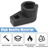 3/8" 22MM Offset Oxygen Sensor Socket Wrench Oxygen Sensing Wrench Oxygen Sensor Auto Repair Removal Tool Oxygen Sensor Socket