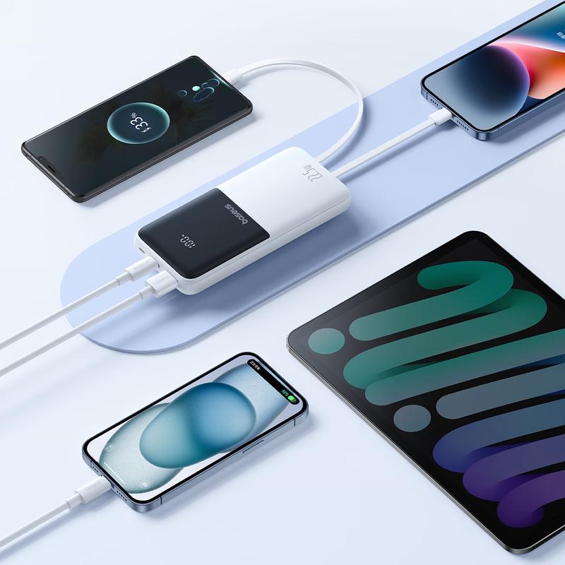 Baseus Fast Charge Digital Display Dual Cable 10000mAh 22.5W Power Bank