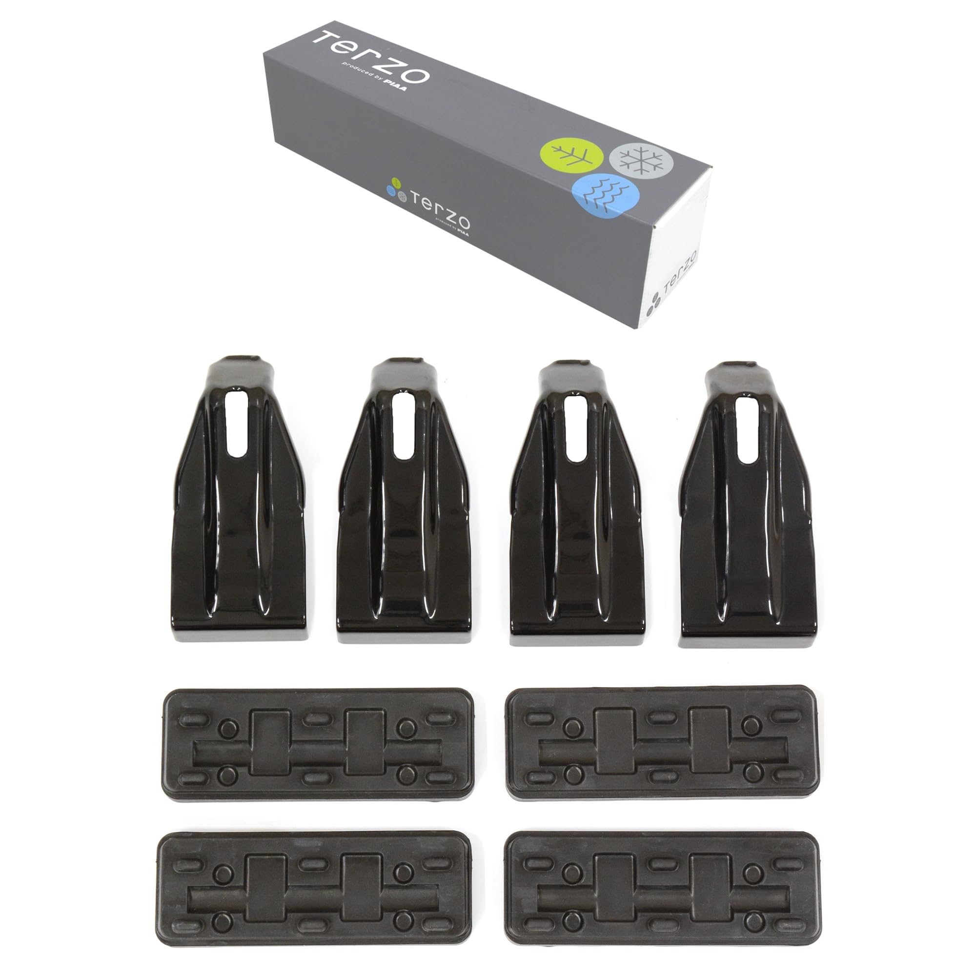 

Terzo Roof Carrier Base Carrier Holder 4 Pieces Black Fit Fit Shuttle EH376 (by PIAA) [Honda GE6.7.8.9.GP1.4 GG7.8.GP2] чёрный