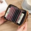New Women's Wallet Fashion Zip Coin Purse Multi-Card Holder Compact Money Clip