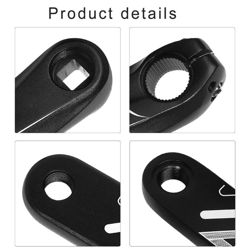 Bicycles Left Crank Arm Aluminum Alloy Crank Arm Replacement Accessory for Electric ,Fold ,Road Bike Easily to Use